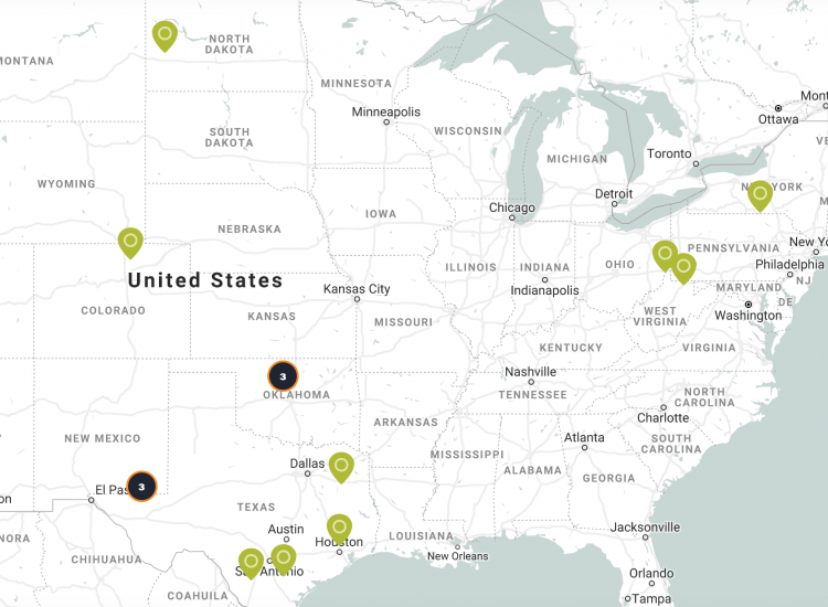 Sandbox Locations Map